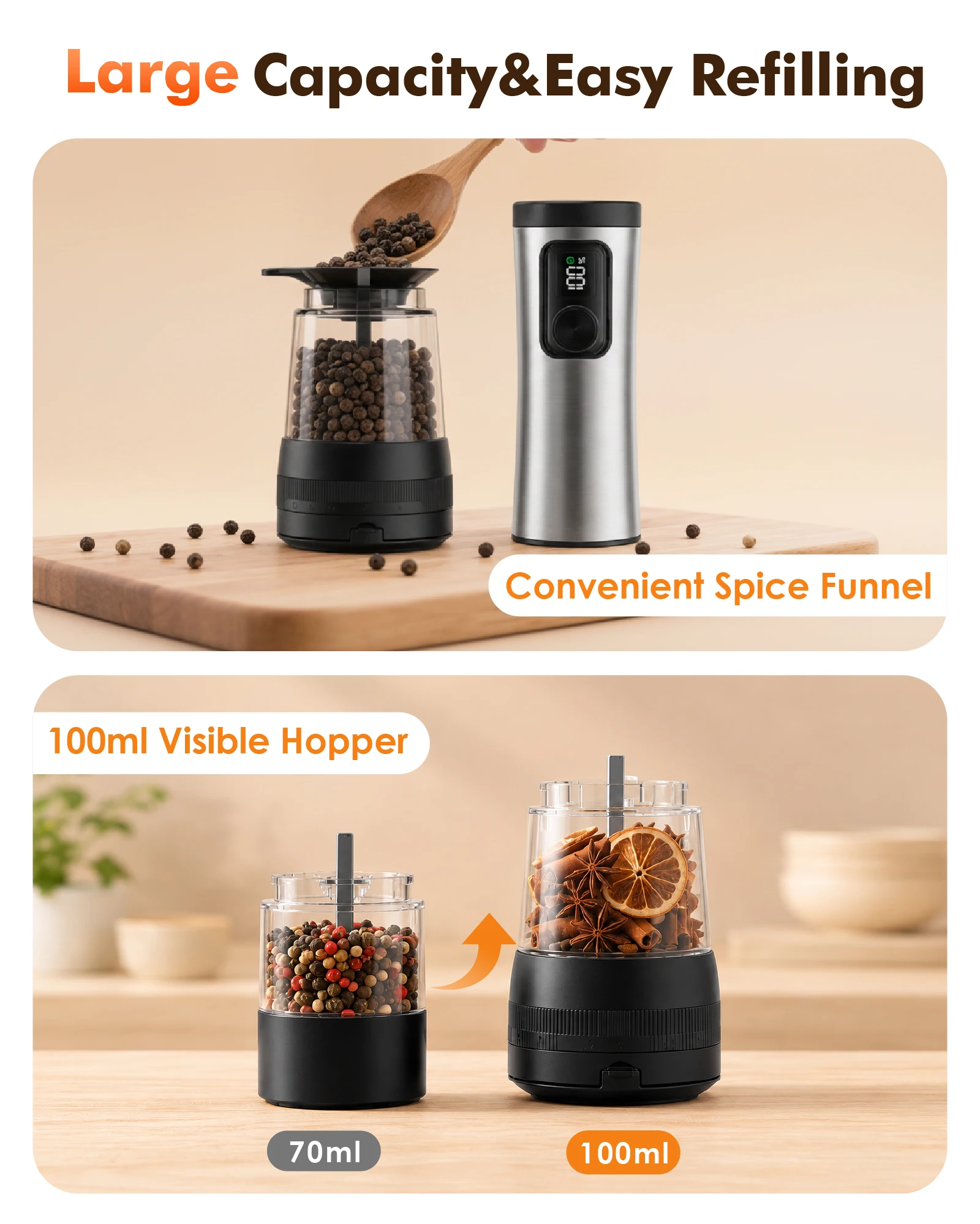 Rechargeable Spice Grinder 6