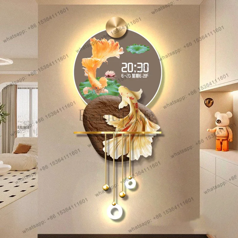 Best Sellers Fashion Living Room Wall Clocks Digital Luxury Cute Luminous Wall Watch Restaurant Simple Orologio Da Parete Room D