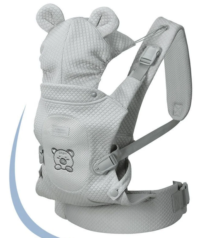 Переноска-кенгуру Эргономичный дизайн Регулируемые лямки Удобная и безопасная переноска для мужчин и женщин Детский слинг для малышей
