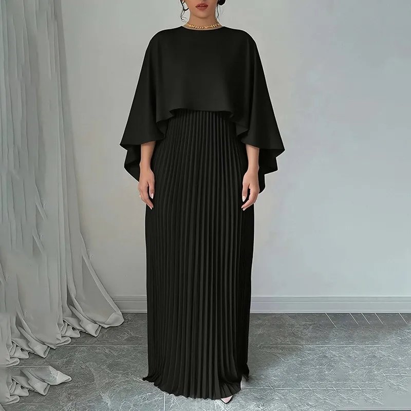 

Женский комплект в стиле бохо: топ и юбка, однотонный, свободный крой, рукава «летучая мышь», блузка, плиссированная, асимметричная, облегающая, элегантная, длинная юбка, модный костюм