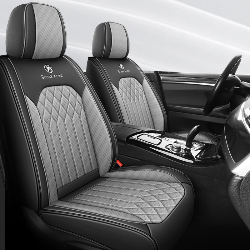 

Front Double Seat Luxury Nappa Leather Car Seat Covers Are Universal, Suitable for a Variety of Car Models, Suitable for All Seasons, Comfortable and Wear-Resistant, with Side Wing Supports to Enhance Driving Experience, Available in 5 Colors, High-End Ca