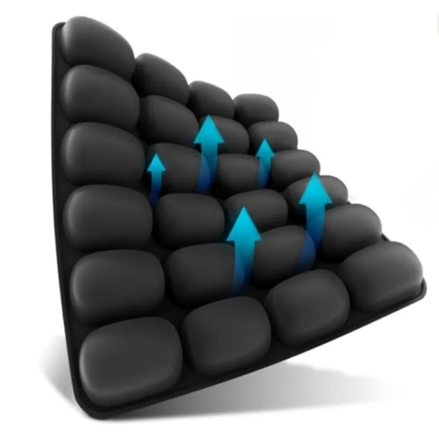 ™ Travel Cushion CloudAir Technology Airplane Seat Cushion Inflatable Travel Cushion for Long Flights Portable Air Cell Design