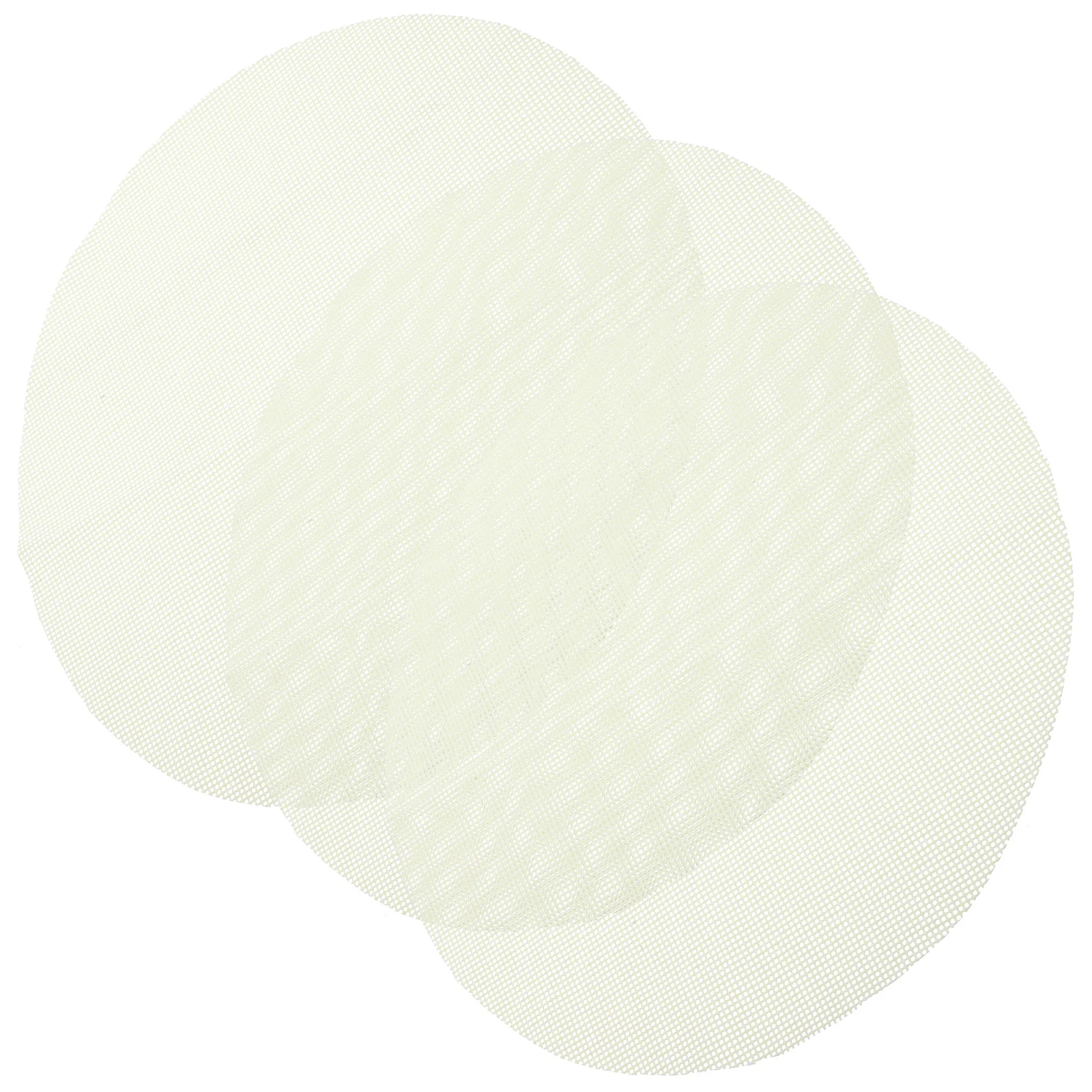 

3 Pcs Foldable Reusable Steamer Mats Silicone Liners for Buns Dumplings Kitchen Steaming Pads Anti-stick Heat Resistant Circular