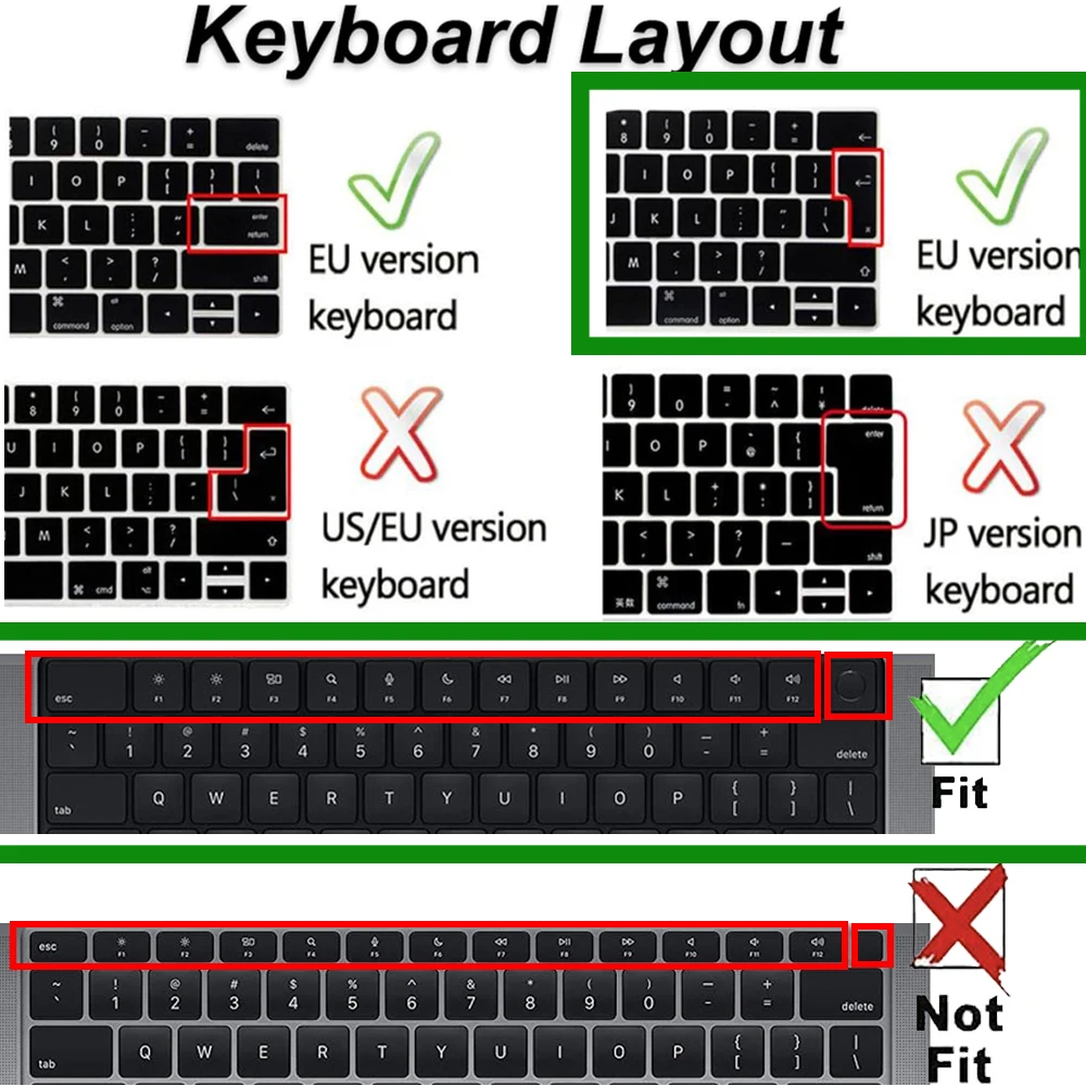 For MacBook Air Ukrainian Cyrillic Alphabet Layout Keyboard Cover Skin Compatible with M4 A3240 M3 A3113 M2 A2681 & 15.3' A3241
