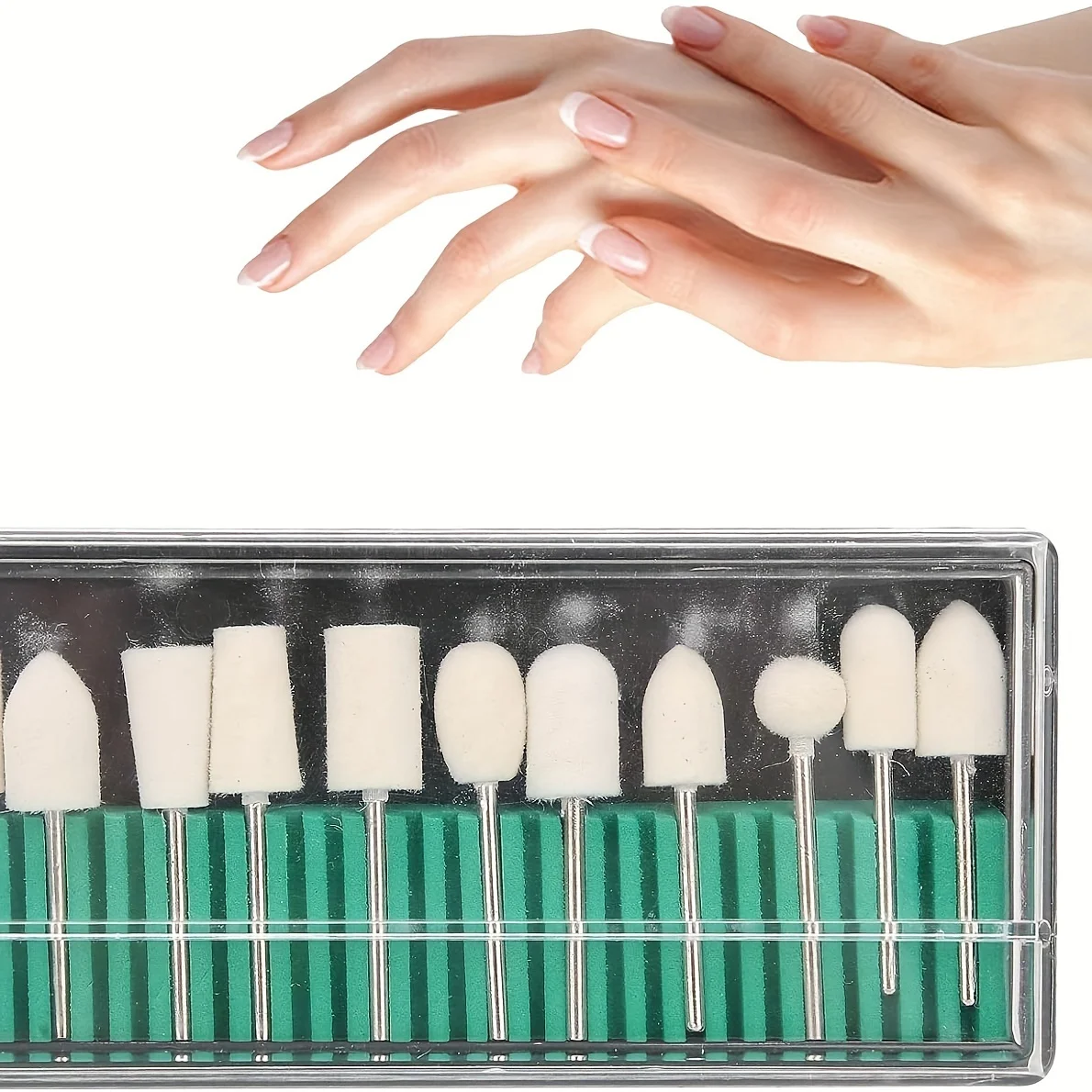 LULAA 6-in-1 Elektrisches Nagelbohrer-Set, Entferner, Polierer, Maniküre, Tragbare Nagelfeile, Nagelbohrgerät, Werkzeugstift, Maschine, Geschenke – Detail 20