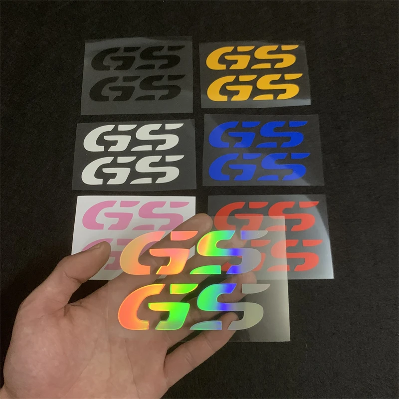 2Pcs Motorcycle Waterproof Reflective Sticker GS  Waterbird Modification for BMW F650 F700 F750 F800 F850 R1250 R1200GS