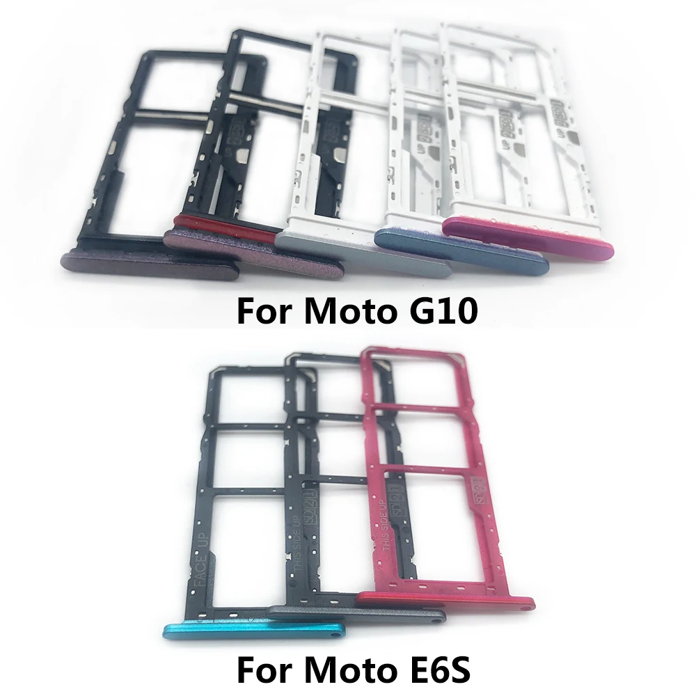 30Pcs，NEW For Moto E7 Power E6 Play E6S G10 One Action One Fusion SIM Card Tray Chip drawer Slot Holder Adapter Accessories