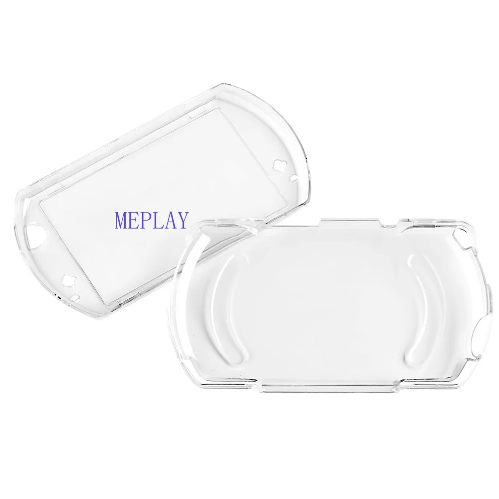 Funda protectora transparente para consola Sony PSP Go, carcasa dura de cristal transparente
