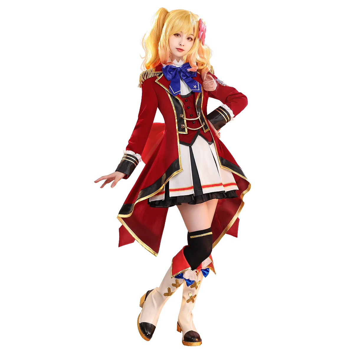 2024 New Mooyiyi cos Aikatsu Nijino Yume Cosplay costume Halloween Christmas Role Playing Party Comic Hoshimiya Ichigo in stock