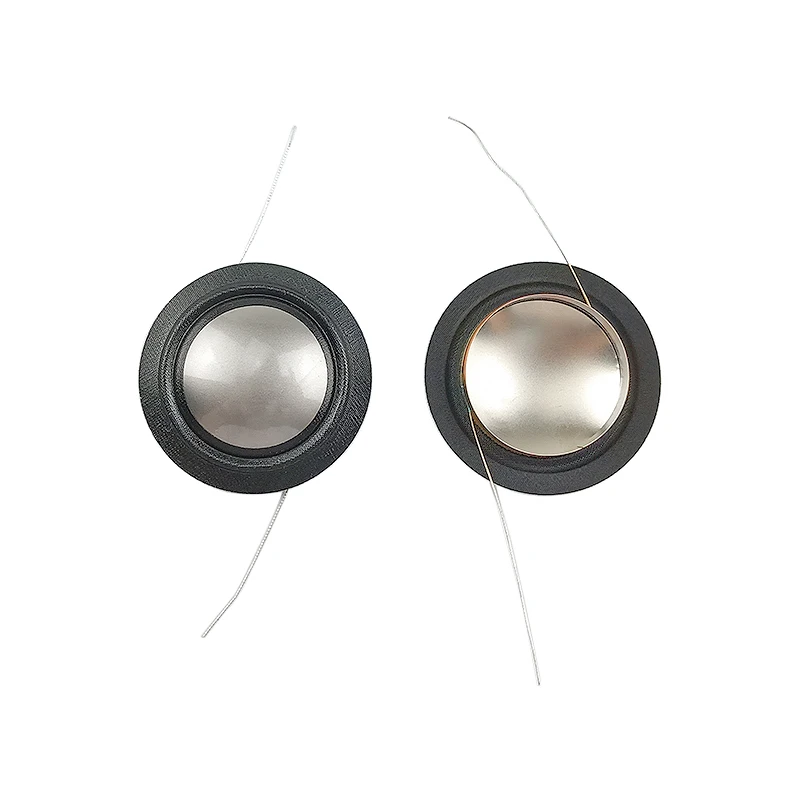4 Ohm 25,4 mm Hochtöner Schwingspule importierte Titanfolie + Seidenmembran 25,5 Kern weißer Aluminiumrahmen für JBL 026TS Lautsprecher 2 Stück