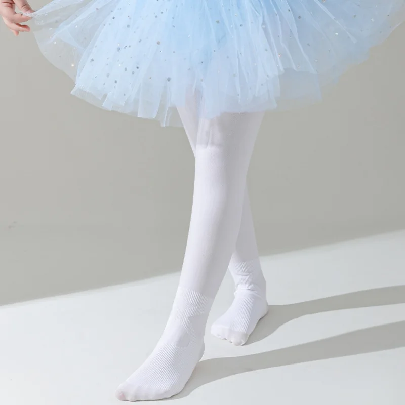 

Children's Tights For Girls Spring Summer Thin White Black Velvet Kids Girl Pantyhose 2-15Years Dance Teenagers Child Leggings