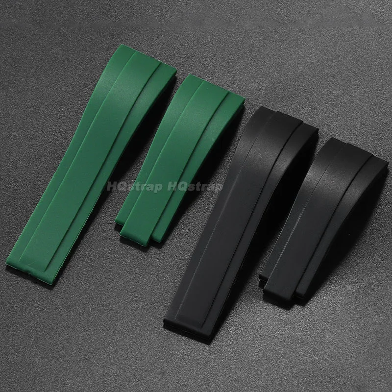 20 ミリメートル TPU シリコン時計バンドロレックス用デイトナ GMT ラバーストラップ防水スポーツユニバーサルブレスレットオイスターフレックスリストバンド