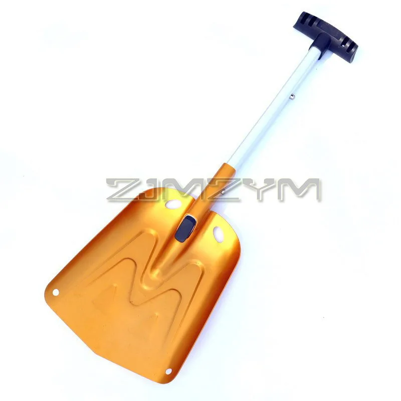 مجرفة ثلج قابلة للطي للحديقة، مجرفة ثلج من سبائك الألومنيوم، مجرفة طوارئ خفيفة الوزن للتخييم على الجليد #6