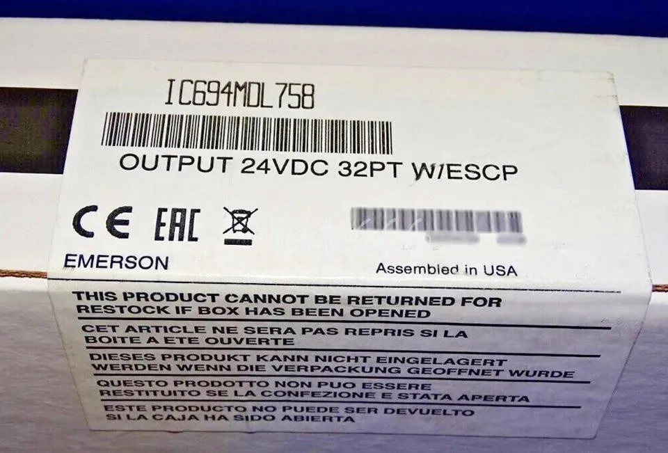 IC694MDL758 New GE Fanuc PLC RX3i PacSystem IC694MDL758