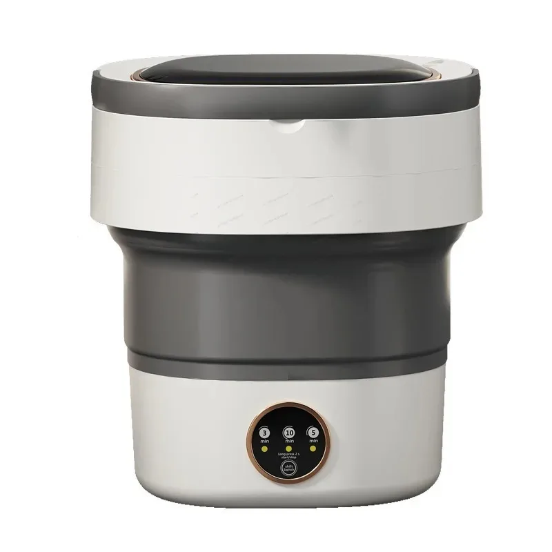 16L Foldable Washing Machine Mini Washer And Dryer Combo Portable Compact Laundry Device For Underwear Baby Clothes Dorm