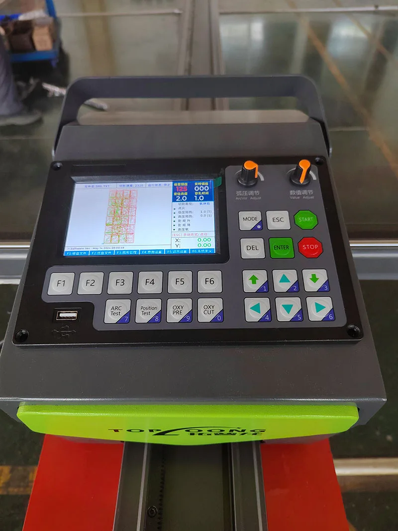Portable Mini CNC Plasma Cutting Machine with USB G-Code Torch Height Controller 120A Stepper Motor Gear-Core Components