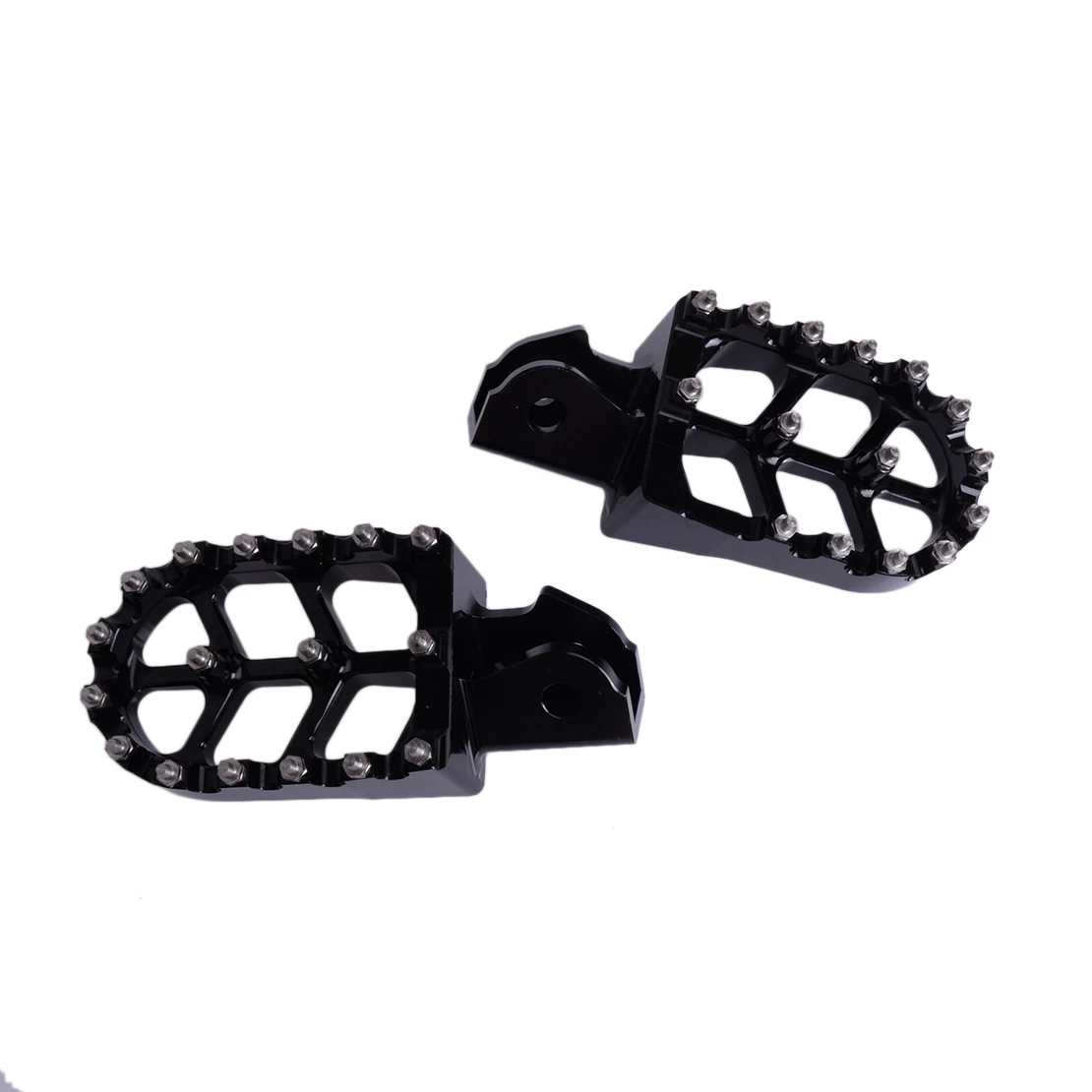 DWCX 1 Pair Foot Peg Rest Pedal Anti-Slip Black Fit for Sur-Ron Light Bee Honda CRF150F CRF230F 2003 2004 2005 2006 2007-2019