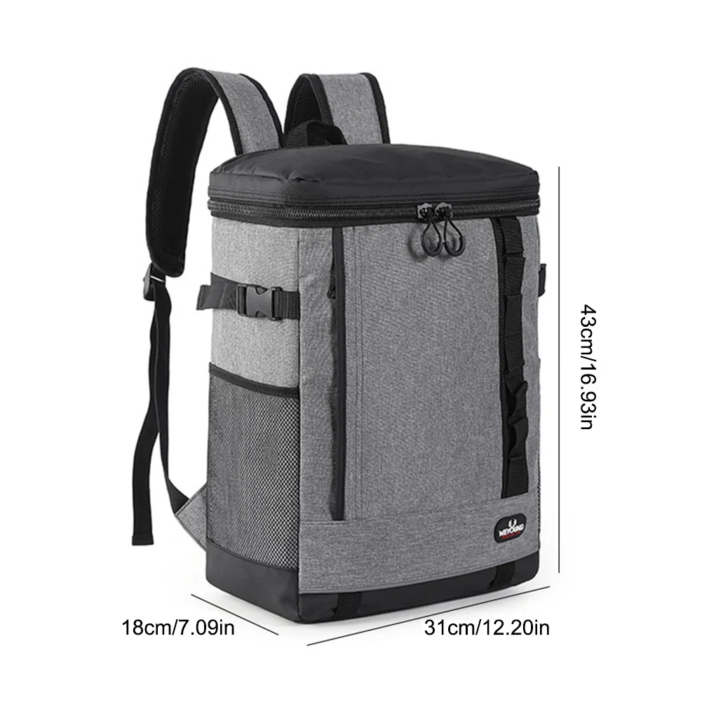 Thermal Backpack Waterproof Thickened Cooler Bag 20/24L Large Insulated Food Grade Family School Picnic Refrigerator Lunch Bag