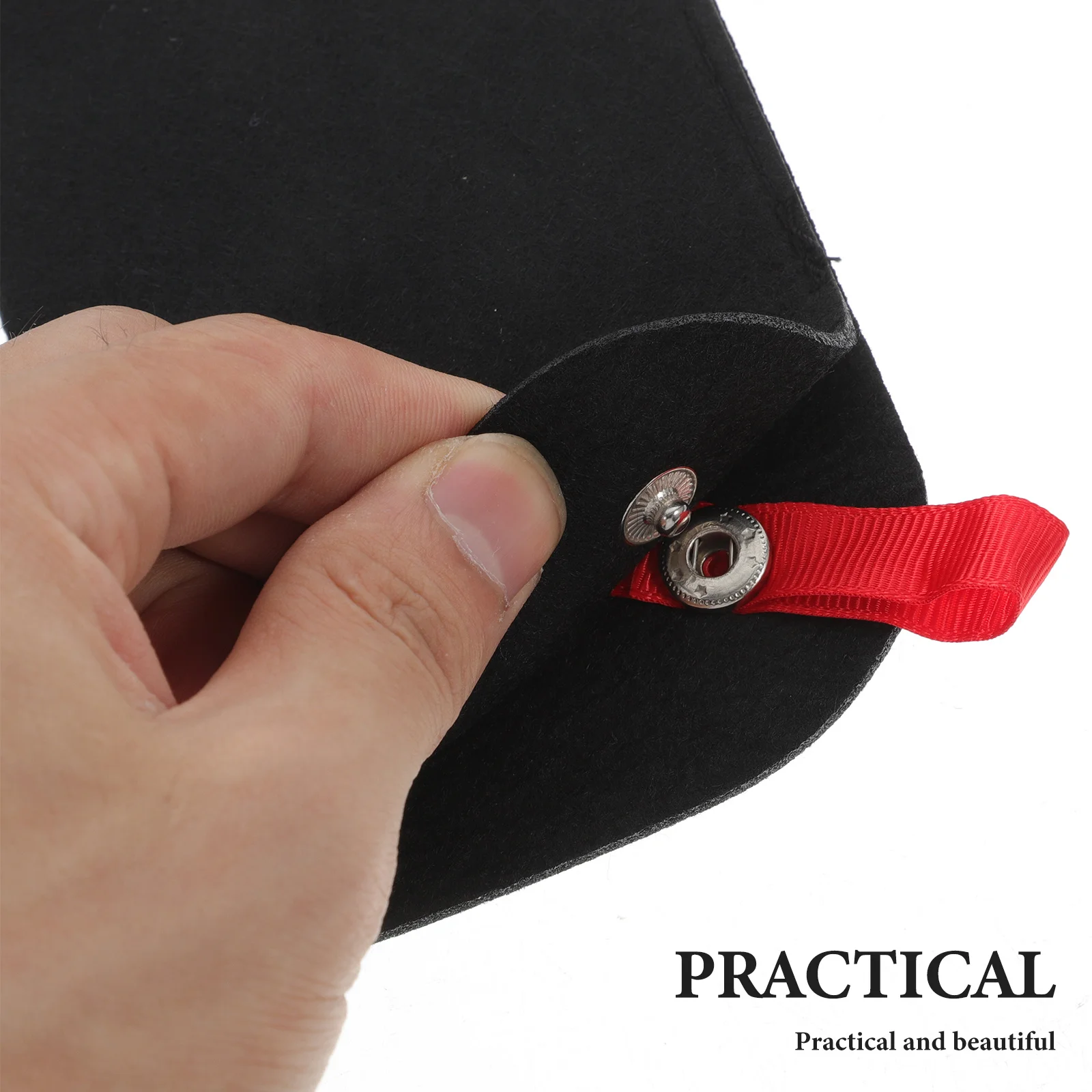 

3Pcs Portable Glasses Case Strong Felt Eyeglass Pouch Set Anti Scratch Protection for Sunglasses Phones Accessories Travel