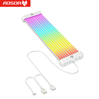 COOLMOON AOSOR AL200 Lamp Tape 5V ARGB Aura Sync Flexible Lamp Strip Widening Bendable Multifunctional DIY for 24PIN Motherboard