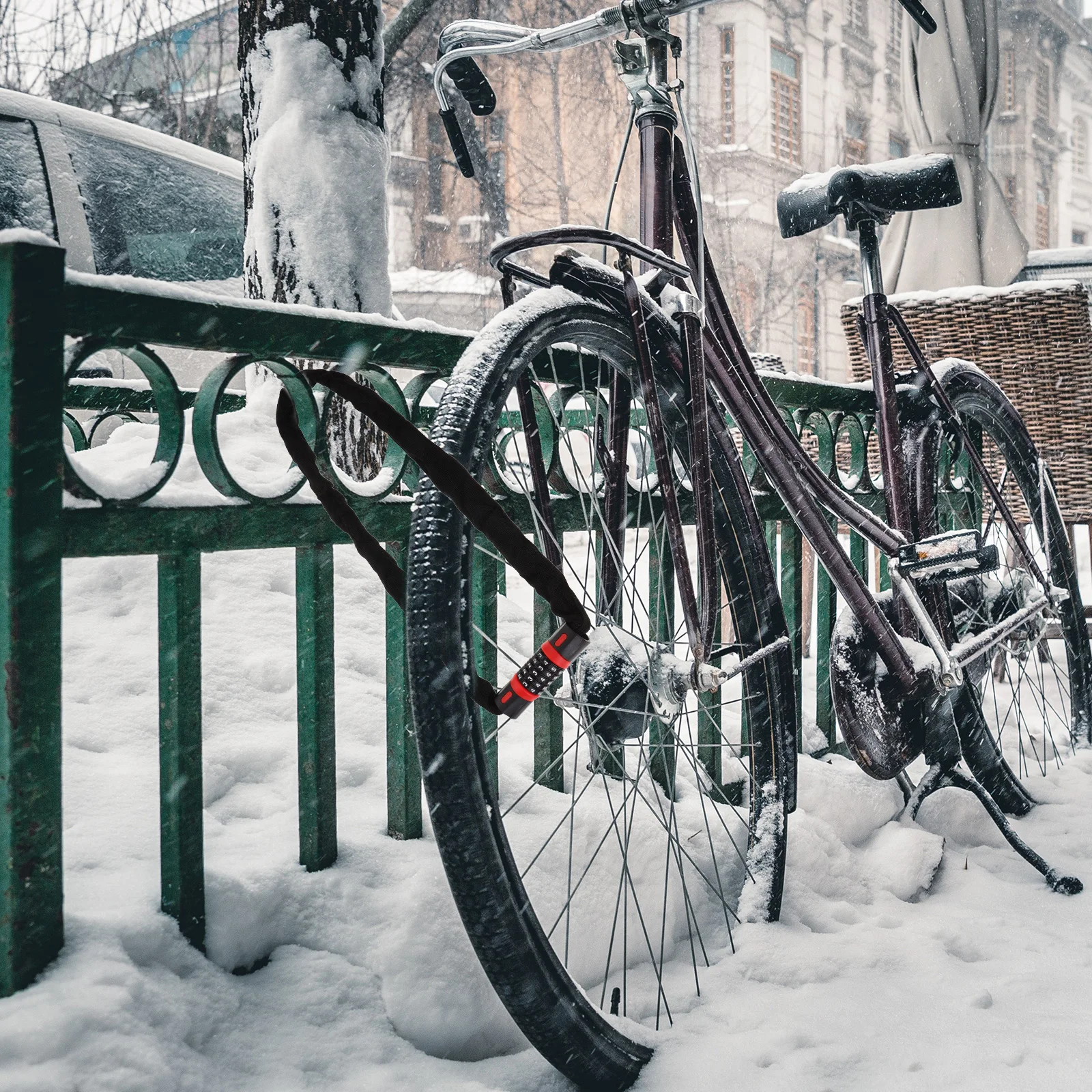 

Bicycle Chain Cable Waterproof Lock Safety Anti Bike Safety Lock Bike Supplies Theft Portable Waterproof Supplies