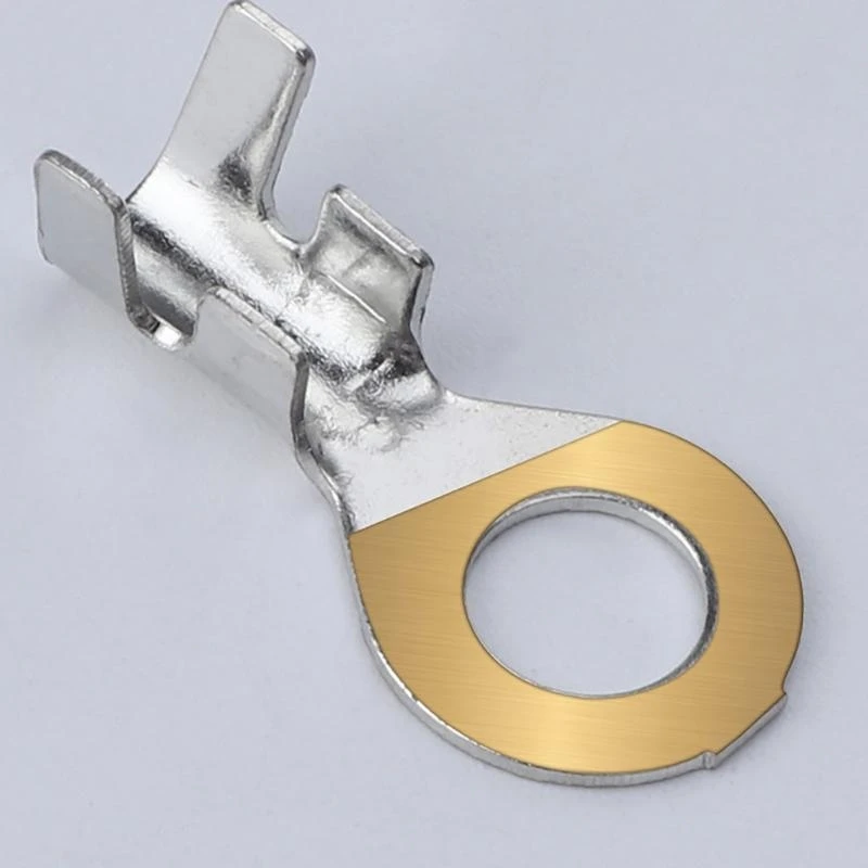 M3GA Sturdy 100Pcs Round Wire Terminals Suitable for Various Connection Needs