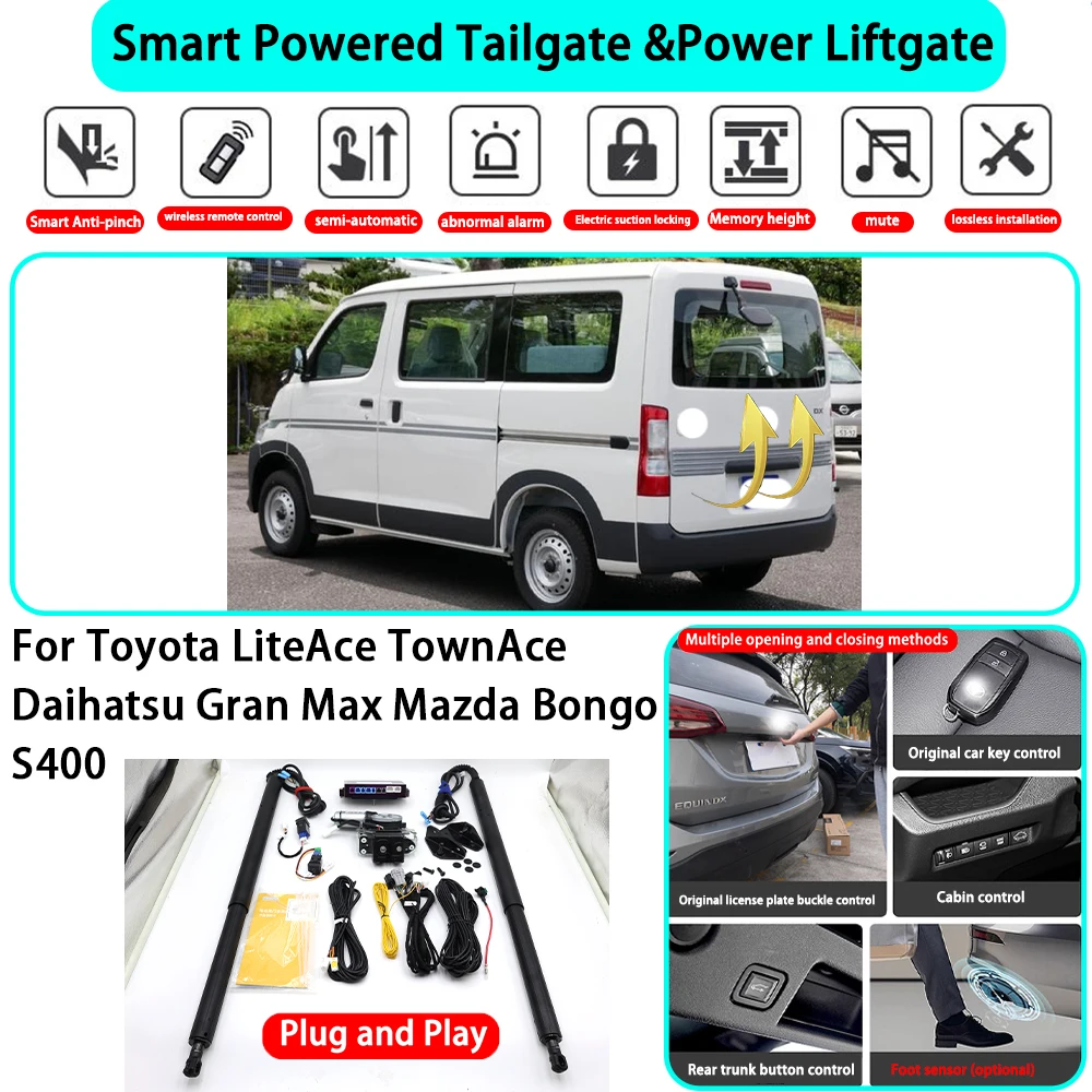 for Toyota LiteAce TownAce Daihatsu Gran Max Mazda Bongo S400 Smart Automatic Powered Tailgate Electric Power Tailgate Lift Kit