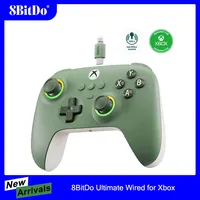 8BitDo Ultimate C Wired Gaming Controller for Xbox, RGB Lighting Fire Ring and Hall Effect Joysticks, XSX XSS, Windows 10/11