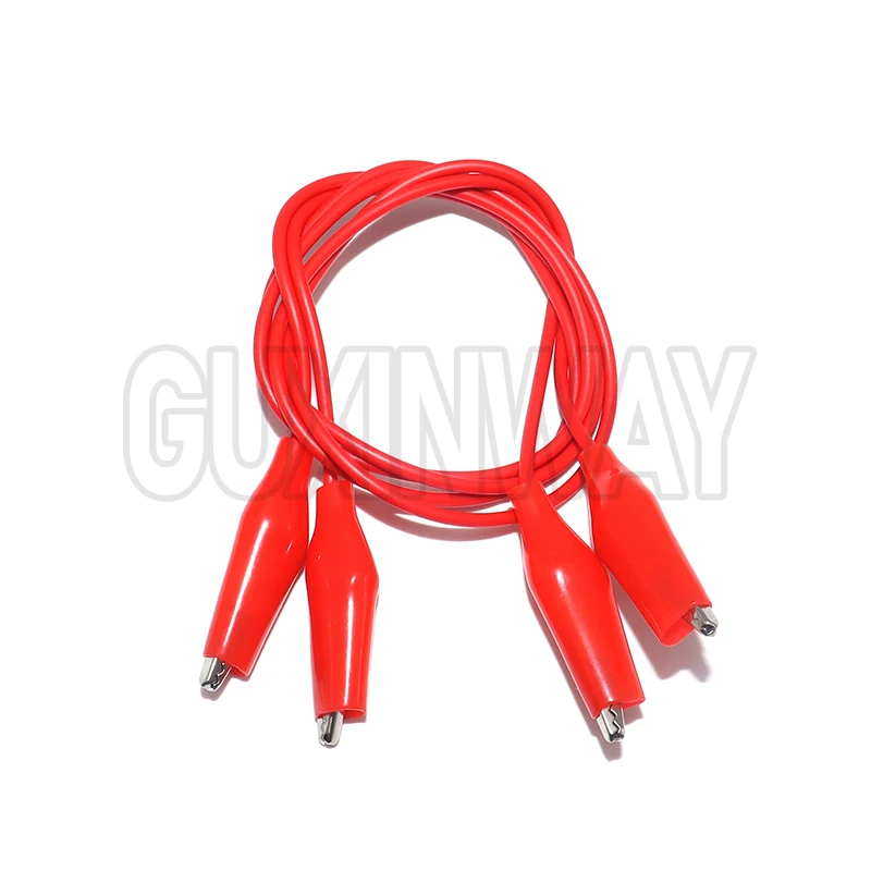 1Set / 10PCS Alligator Clips Electrical DIY Test Leads Alligator Double-ended Crocodile Clips Roach Clip Test Jumper Wire 46CM