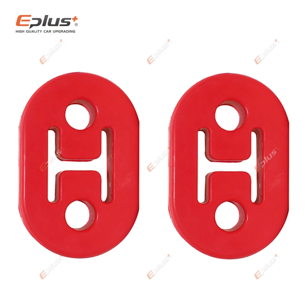 Eplus Universal Car Exhaust Pipe Mount Brackets Hanger Insulator Polyurethane Hanger Liner Bracket 2 Holes 4 Holes