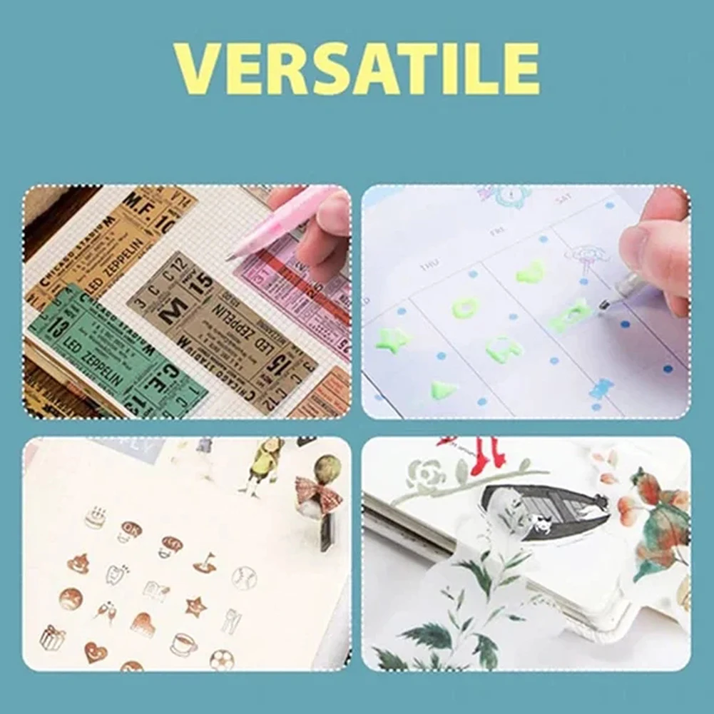 Plastic Dispensing Pen Practical Solid-Glue Stick for School Office