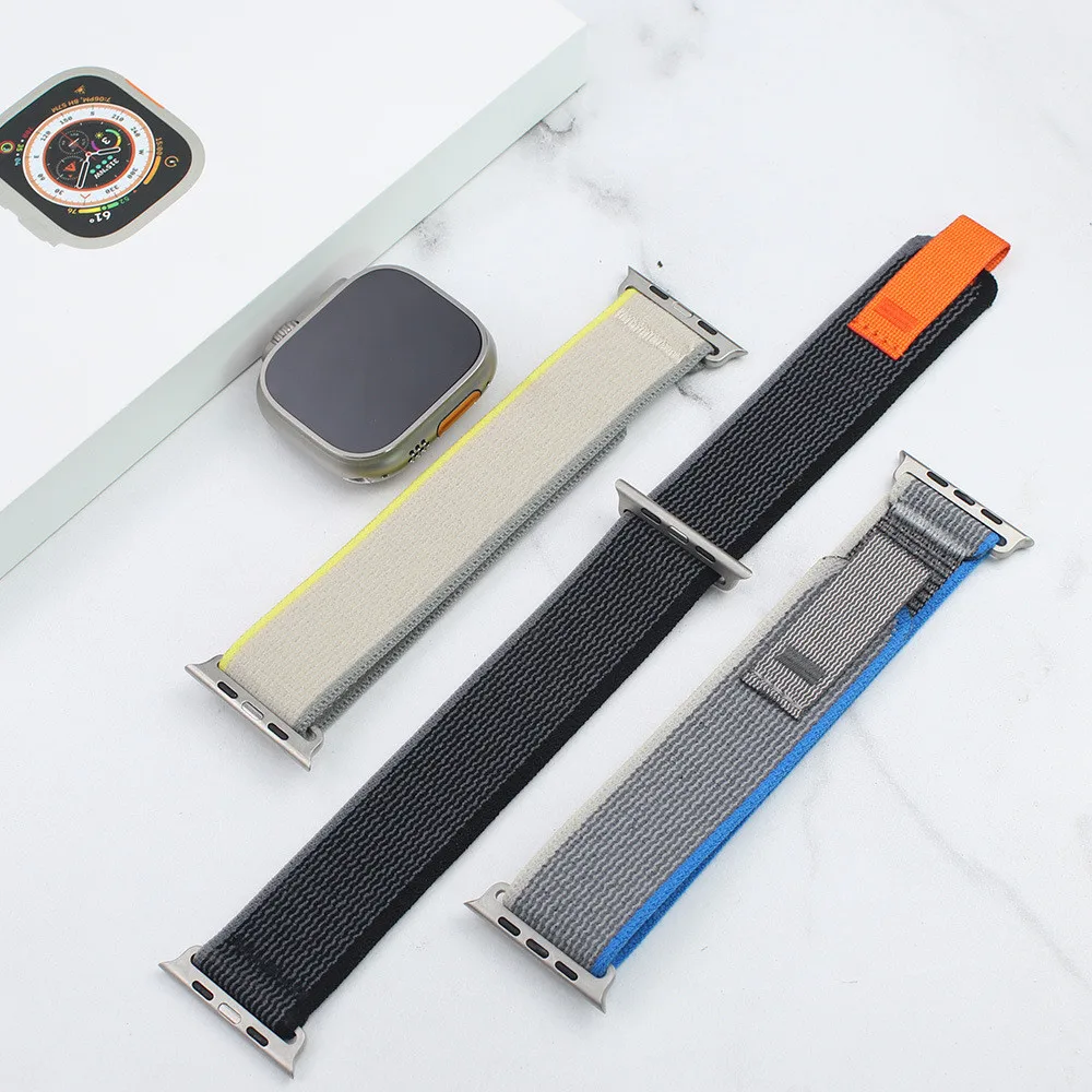 Trail Loop Armband für Apple Watch 12 42/46mm 44mm 40mm 41mm 45mm Sport Nylon Armband iWatch Serie 9 8 7 5 SE 10 Ultra 4 3 – Detail 4