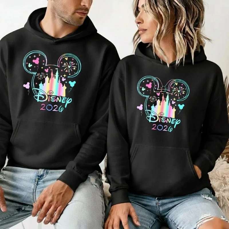 

2026 Trendy Boys and Girls Hoodies Family Parent-Child Hooded Sweater Autumn and Winter Cotton Men Women Oversized Loose moto