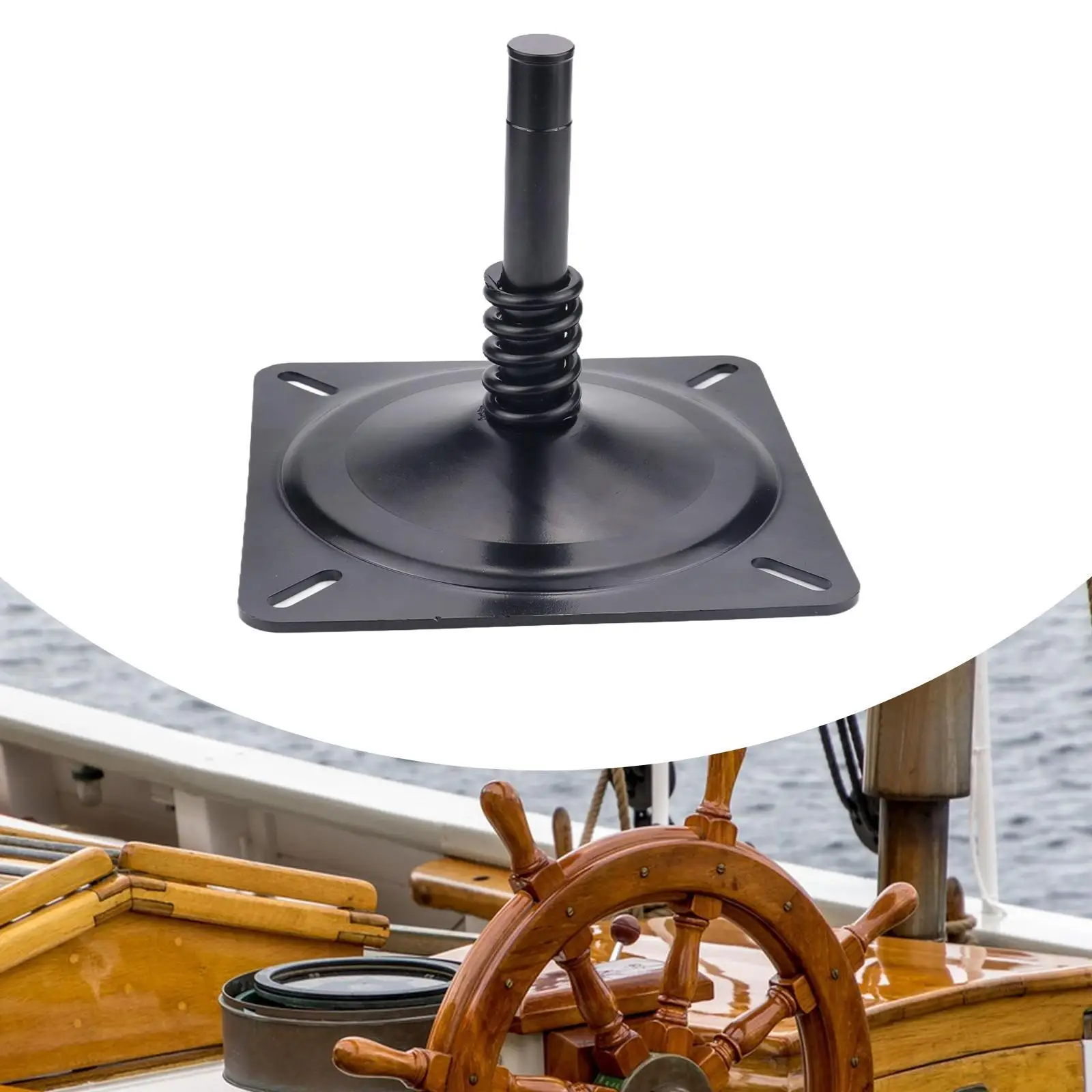 

Boat Seat Pin Mount Plate Fishing Boat Sturdy Marine Grade Boat Seat Base