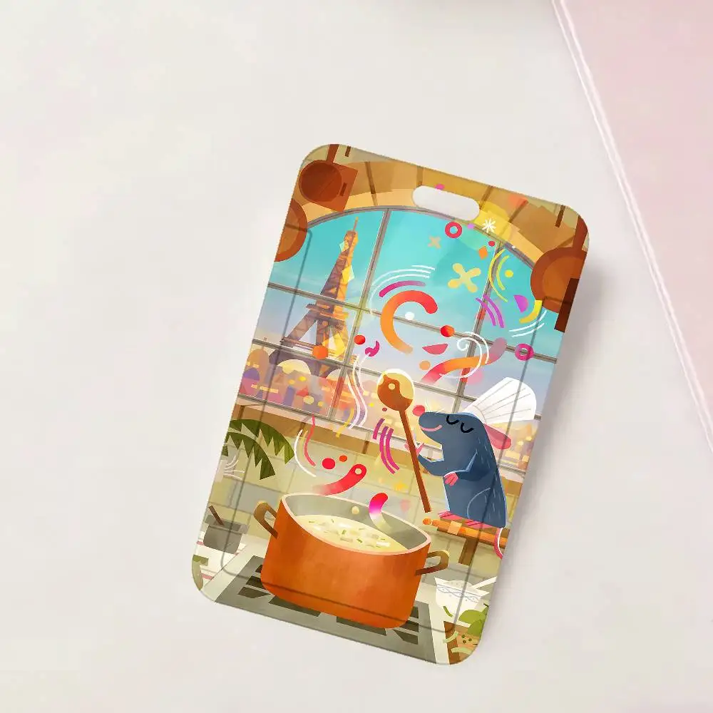 Film R-Ratatouille Kartenhalter mit Umhängeband, Anhänger, Türausweishalter, Schlüsselanhänger, Arbeitsausweishülle, Geschenk – Detail 11