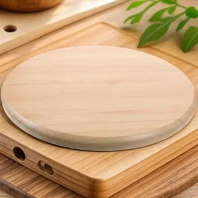 Sturdy Wooden Stool Seat Replacement Round Wood Cushion for Dining Room Kitchen Wedding Banquet Chair Seat Replacement
