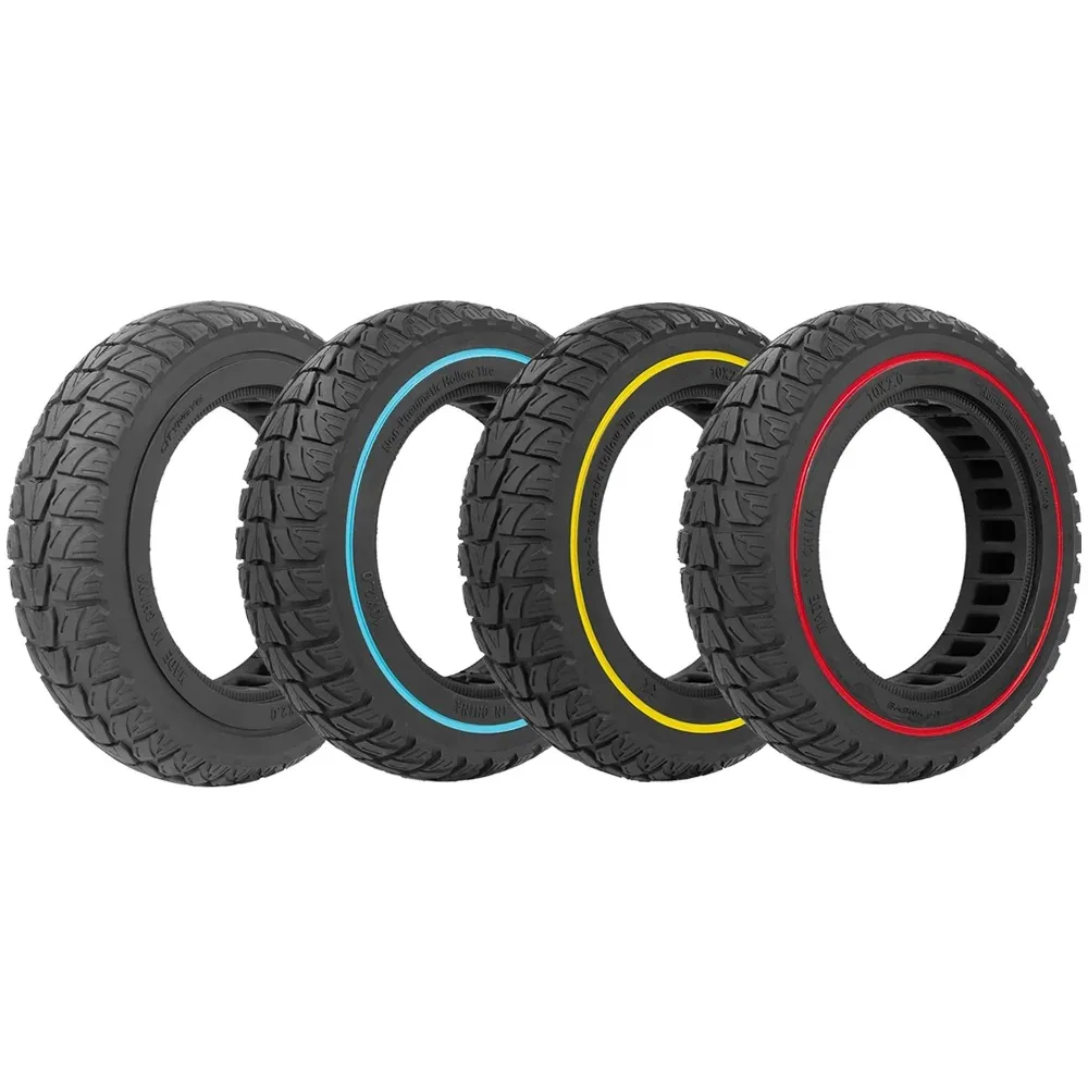 10Inch 10x2.0 Rubber Solid Tire for Xiaomi M365 Pro Pro2 1S Mi3 Electric Scooter Accessories Tubeless Tyre Front Rear Wheel Part
