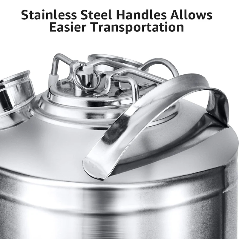 2헤드 맥주 세척 케그, 2.5갤런/10리터 맥주 라인 세척 키트 세척 케그, A/G/S/D 타입 맥주 케그 스피어 선택 가능, 홈브루 키트