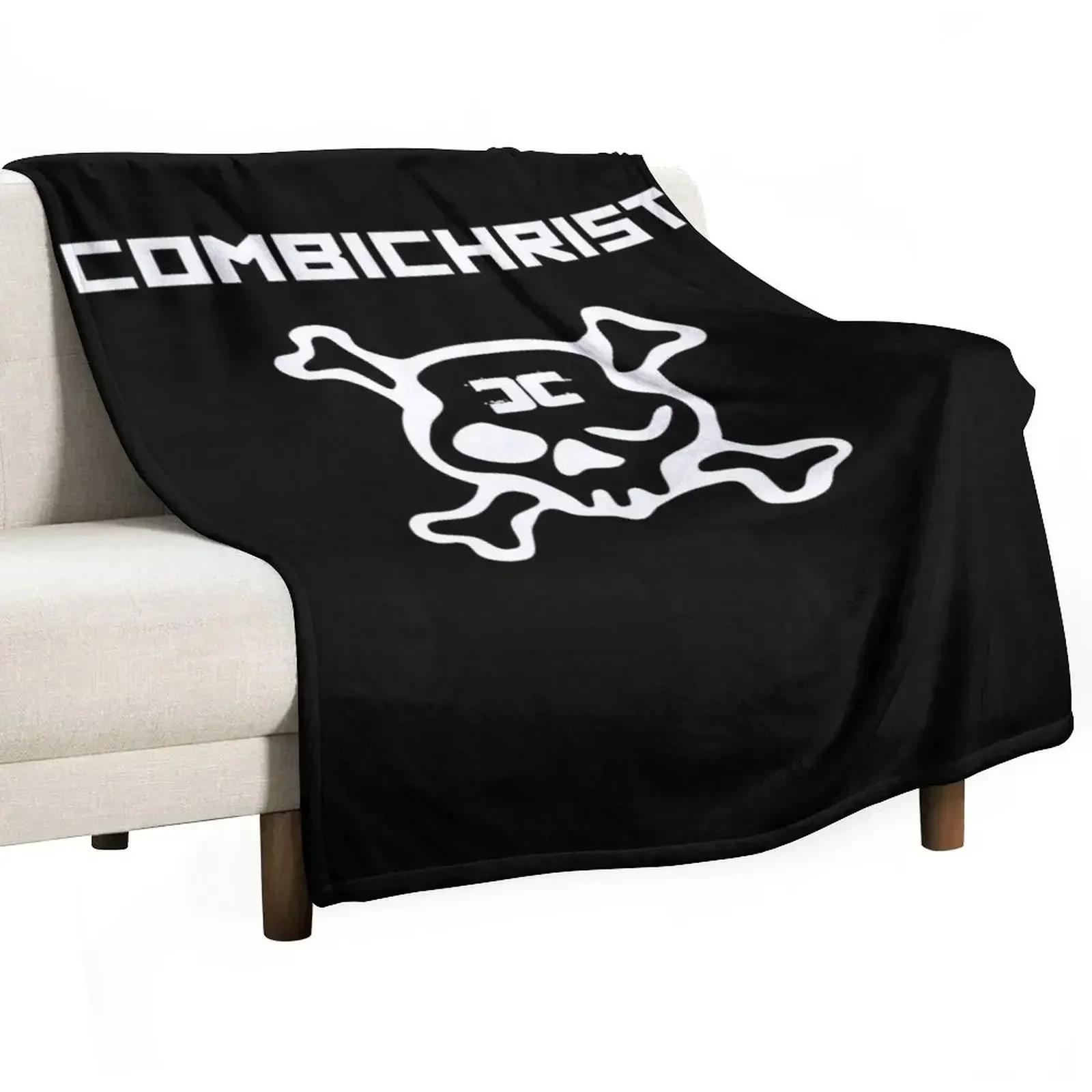 

COMBICHRIST Logo Throw Blanket Cozy Warm Blanket for Bed Room Decor