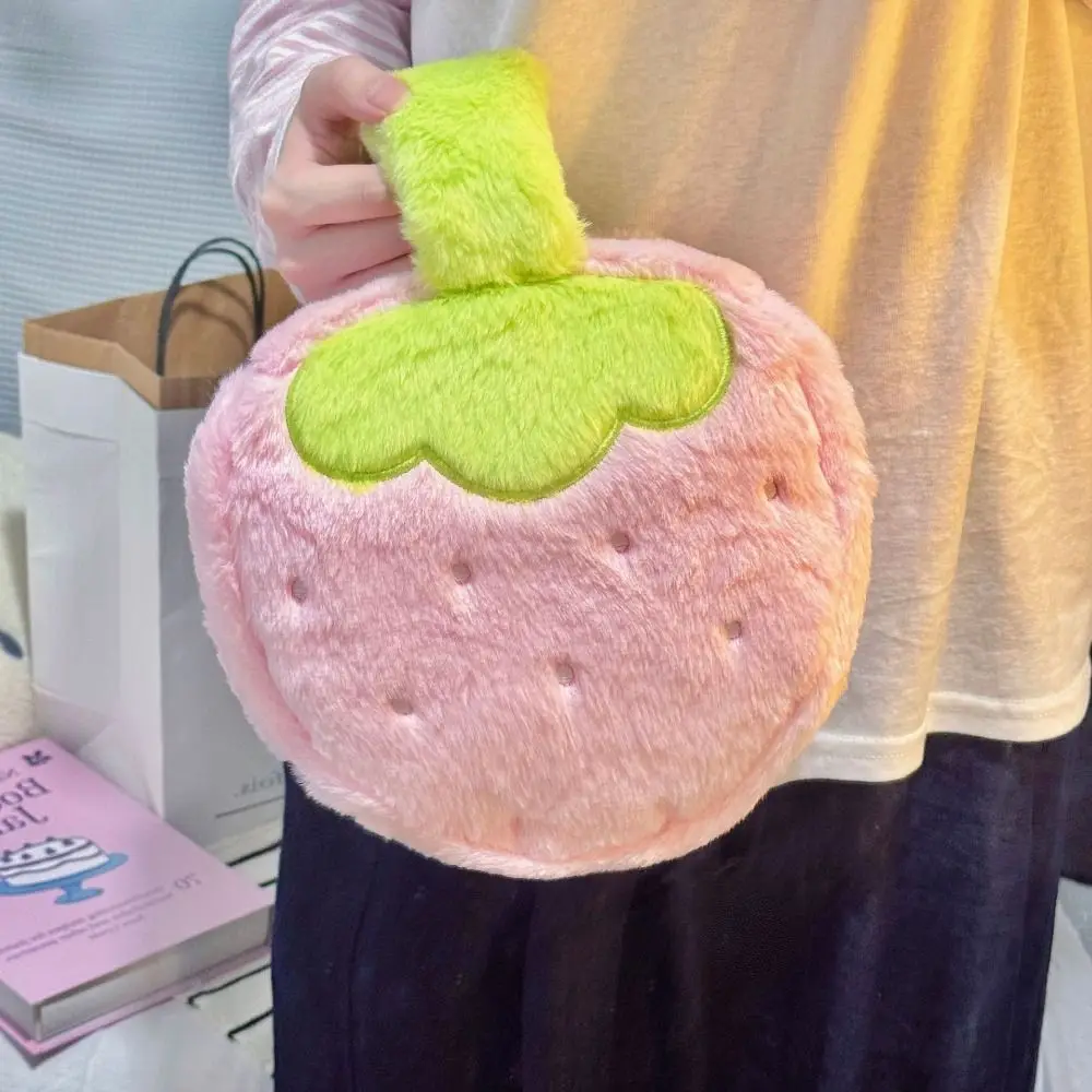 Portable Cosmetic Bag Jewelry Miscellaneous Storage Handheld Storage Bag Strawberry Shape Cosmetic Pouch Women
