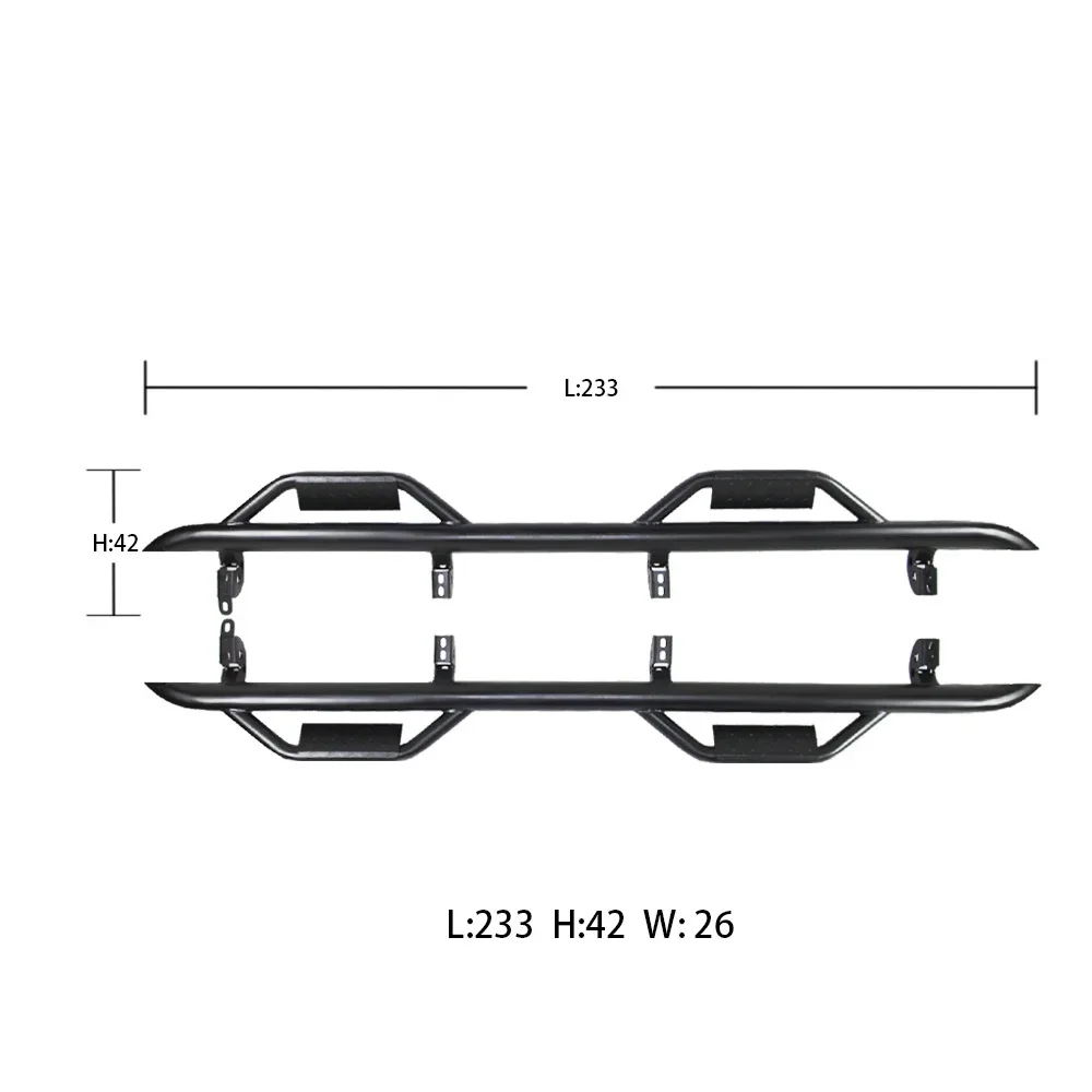 Wholesale Car Bumper Refitted Body Parts Running Board For Toyo ta Tundra 2014-2022