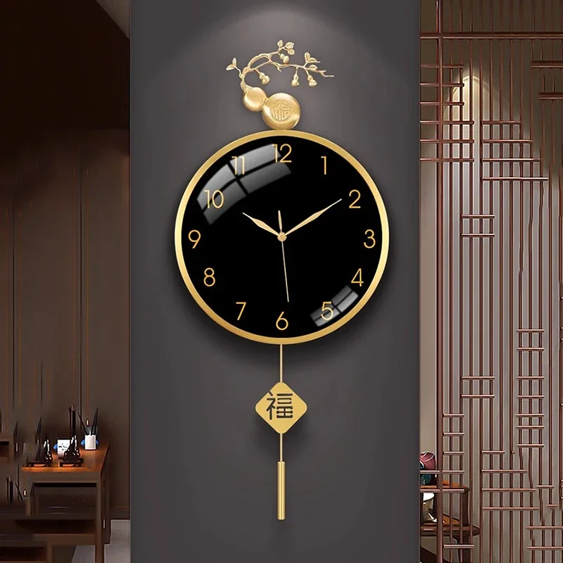Modern Aesthetic Wall Clocks Luxury Bedrooms Fashion Restaurant Clock Wall Minimalist Metal Wall Art Wanduhr Room Decorations