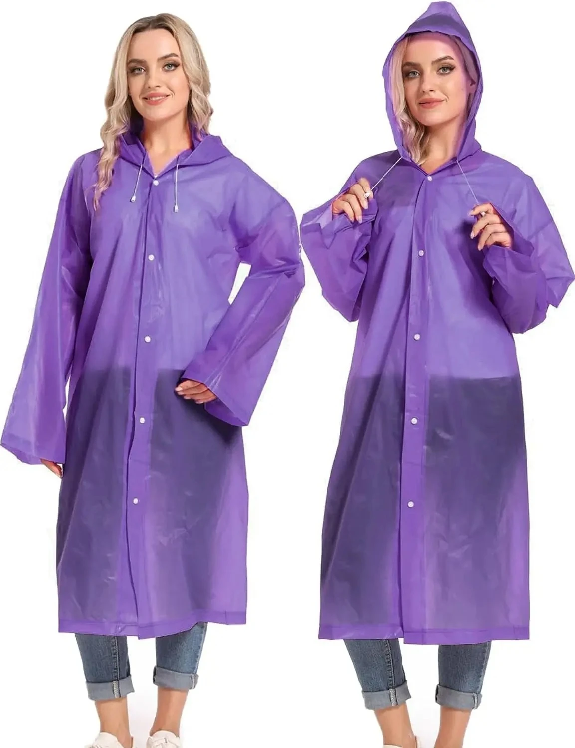 Emergency Poncho Rain - Waterproof Raincoat Outdoor Hiking Portable Adult