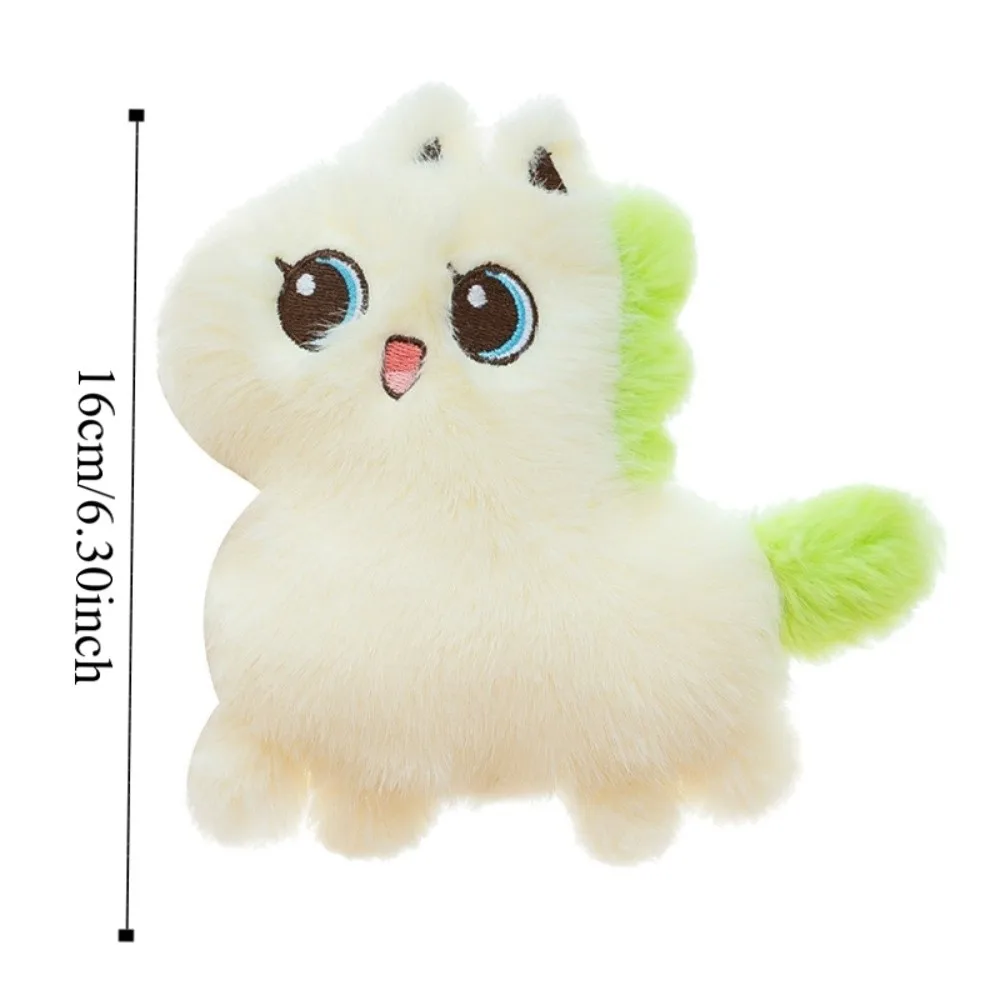 Presione al sonido colgante de felpa de poni llavero de felpa de caballo suave y esponjoso cómodo llavero de muñeco de peluche de caballo de algodón PP regalo de cumpleaños