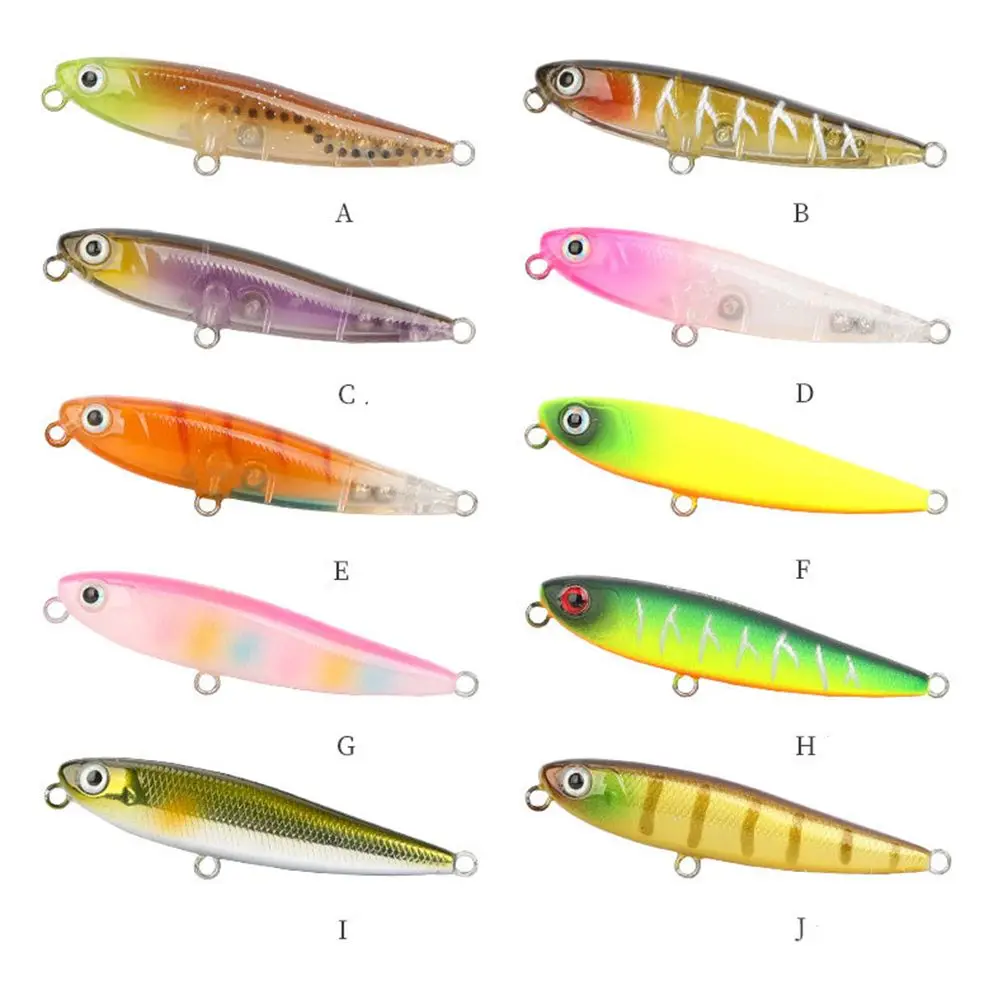 Outdoor Tackle Crankbaits Winter Fishing Minnow Lures Floating Minnow Baits Fish Hooks Long Casting Lure