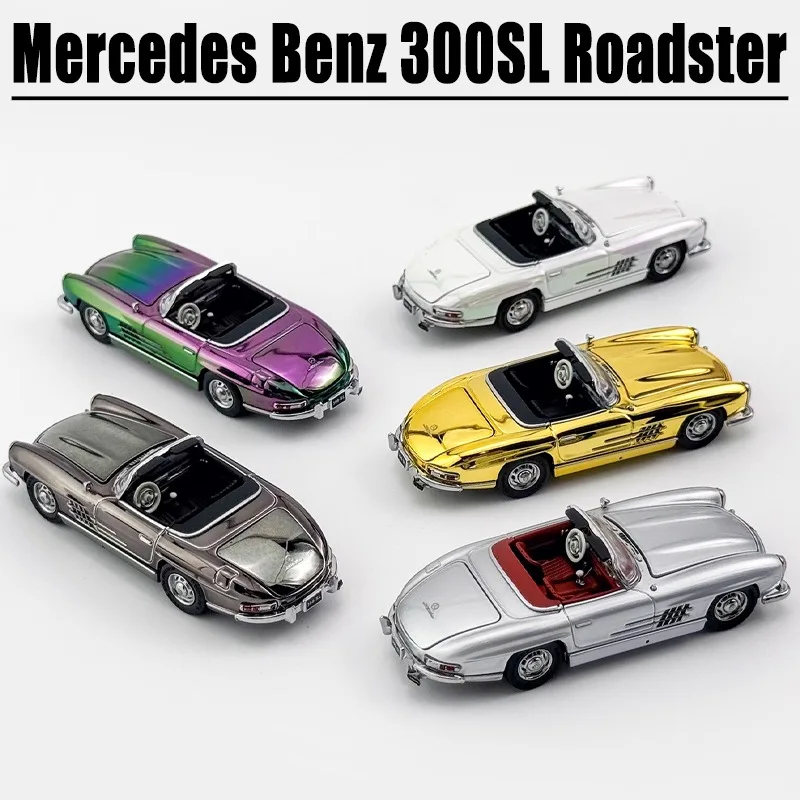 

YS Scale 1/64 Mercedes Benz 300SL Roadster Alloy Toy Motor Vehicle Diecast Metal Model Gifts