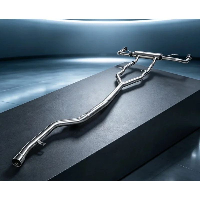 For BMW X5 X6 G05 G06 3.0T 2018-2023 Valve Control Ss304 Exhaust Mid Pipe Catback Exhaust System Muffler Custom