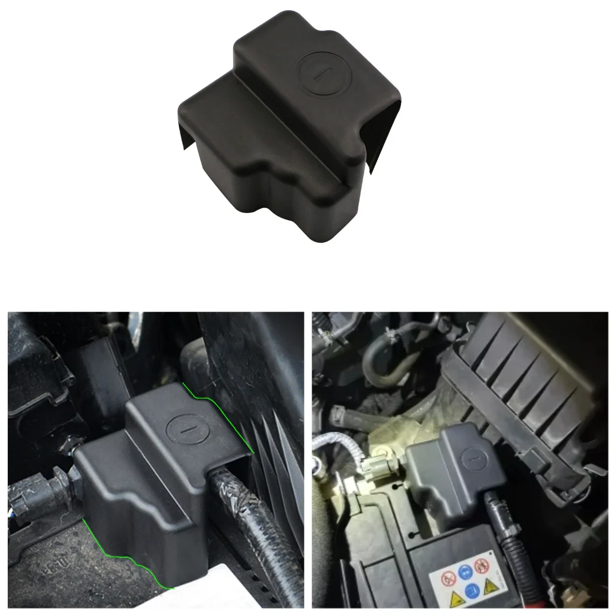 ABS Battery Negative Pole Cover for Honda CRV CR-V 2012-2017 Auto Battery Terminal Protective Dust Proof Cover Cap Accessories