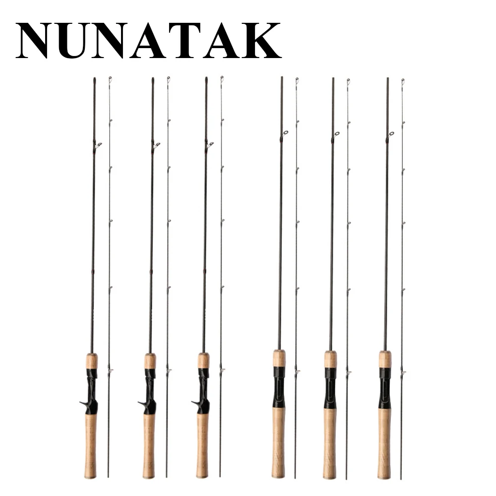 

2024 NUNATAK Fishing Rod High Carbon 2 Sections UL Casting/Spinning Rod Multipurpose Rod Super Hard Lightweight Design Sea Rods