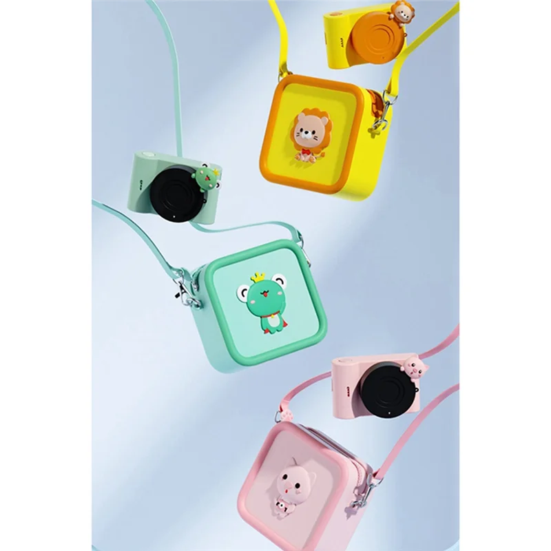 AB53 Kinder Kamera Aufbewahrungstasche Tide Satchel Cartoon Umhängetasche Mode Geldbörse für Kleinkind Mini Kameratasche